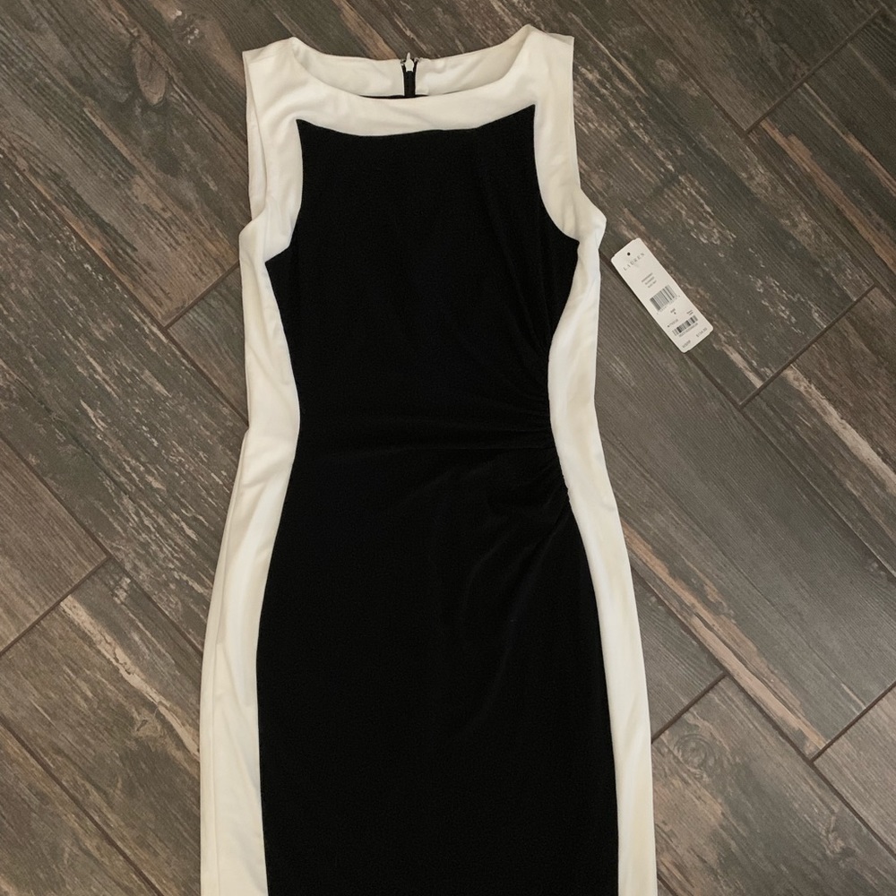 Ralph Lauren Navy & White Dress